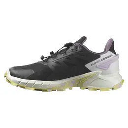 Salomon: Чёрные кроссовки 