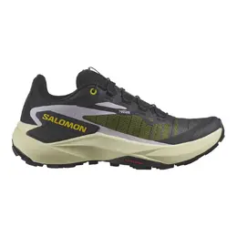 Salomon: Чёрные кроссовки 