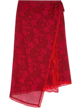 DRIES VAN NOTEN: Юбка с запахом 