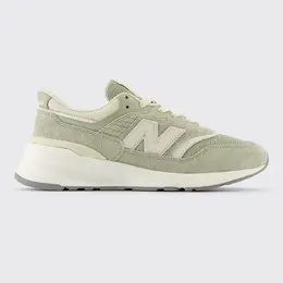 New Balance: Зелёные кроссовки  997