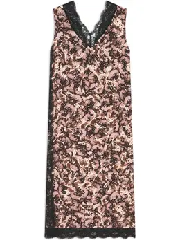 DRIES VAN NOTEN: Коричневое платье 