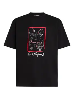 Karl Lagerfeld: Чёрная футболка  Karl