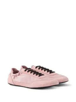 Prada: Розовые кроссовки 