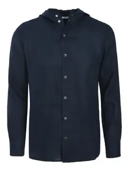 Kiton: Синяя рубашка 