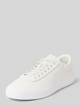 Lacoste: Белые кроссовки 