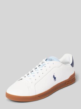 Polo Ralph Lauren: Белые кроссовки 