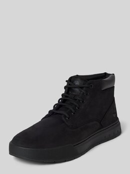 Timberland: Чёрные ботинки 