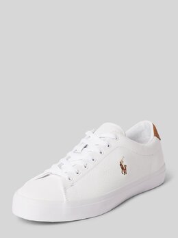 Polo Ralph Lauren: Белые кроссовки 