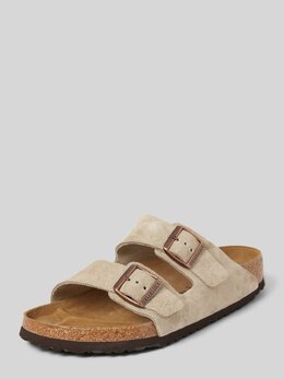 Birkenstock: Коричневые шлёпанцы 