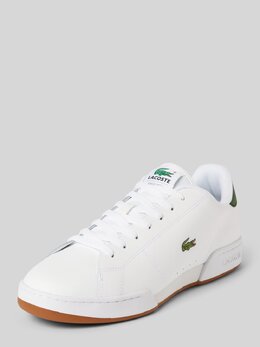 Lacoste: Белые кроссовки 