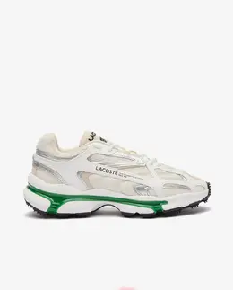 Lacoste: Белые кроссовки 