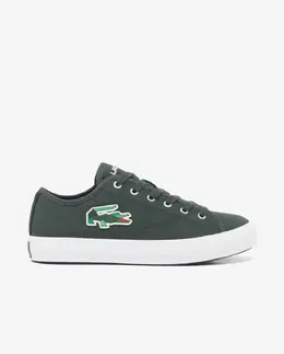 Lacoste: Зелёные кроссовки 