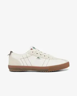 Lacoste: Белые кроссовки 