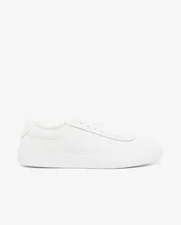 Lacoste: Белые кроссовки 