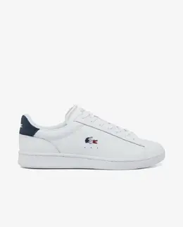 Lacoste: Белые кроссовки 