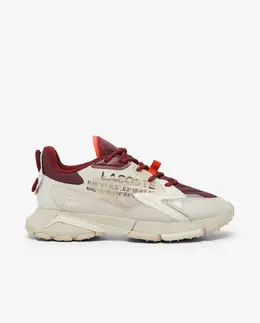 Lacoste: Белые кроссовки 