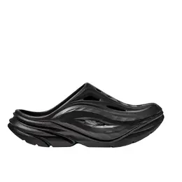 HOKA: Чёрные сандалии 
