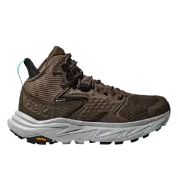 HOKA: Коричневые ботинки 