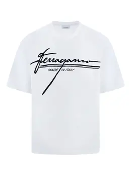 Ferragamo: Футболка с принтом 