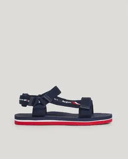 Pepe Jeans: Тёмные сандалии 