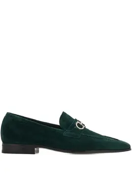 Ferragamo: Тёмные туфли  Gancini