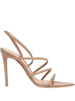 Gianvito Rossi: Бежевые сандалии 