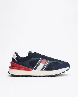 Tommy Hilfiger: Тёмные кроссовки 