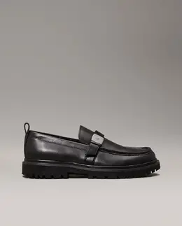 Calvin Klein: Чёрные мокасины 