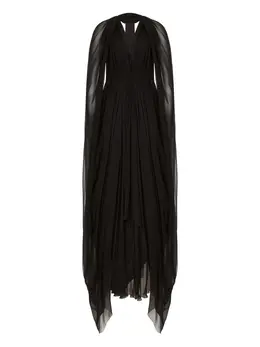 Alberta Ferretti: Шёлковое платье 