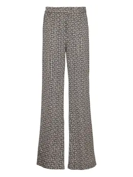 Balmain: Чёрные брюки 