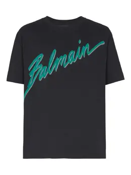 Balmain: Футболка с принтом 