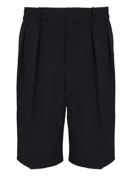 Balmain: Чёрные шорты 