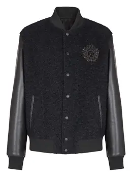Balmain: Чёрная куртка 