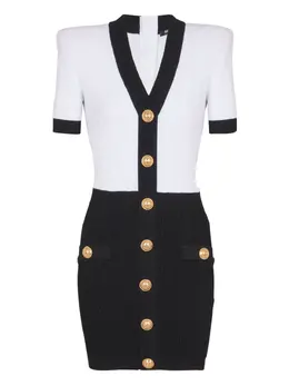 Balmain: Трикотажное платье 