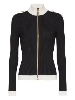 Balmain: Трикотажный кардиган 
