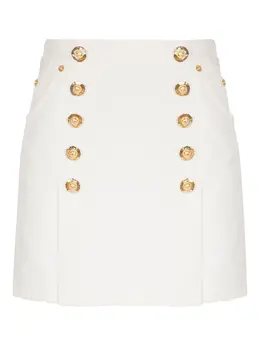 Balmain: Белая юбка 