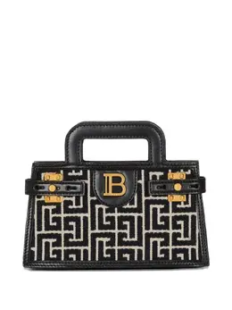 Balmain: Чёрная сумка-шоппер  B-Buzz