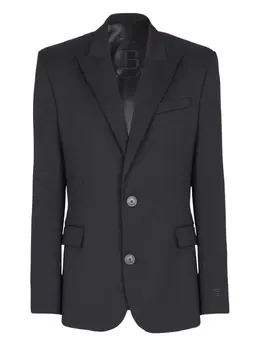 Balmain: Пиджаки из шерсти 