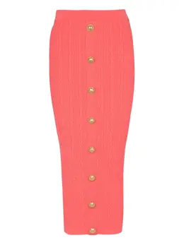 Balmain: Трикотажная юбка 