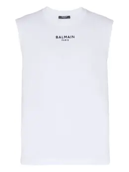 Balmain: Хлопковая майка 