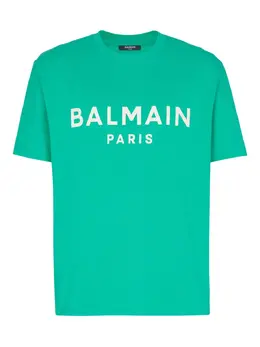 Balmain: Футболка с принтом 