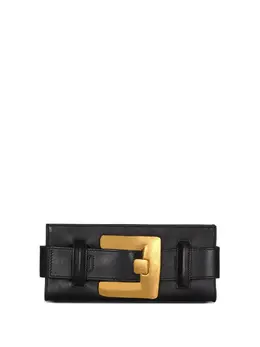 Balmain: Чёрный клатч 