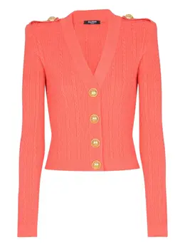 Balmain: Трикотажный кардиган 
