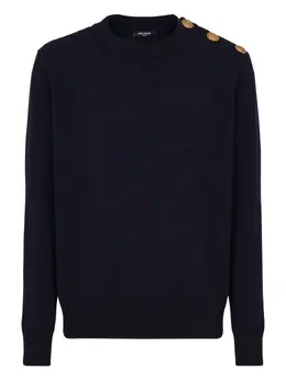 Balmain: Трикотажный свитер 