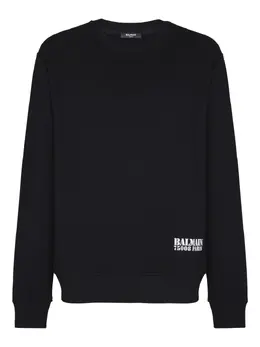 Balmain: Свитшот с принтом 
