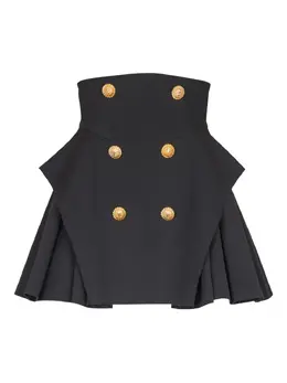 Balmain: Чёрная юбка 