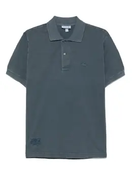 Lacoste: Голубое поло 