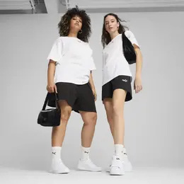 PUMA: Чёрные шорты  Ess