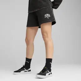 PUMA: Чёрные шорты 