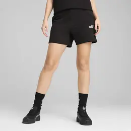 PUMA: Чёрные шорты  Ess